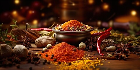 Indian spices hero