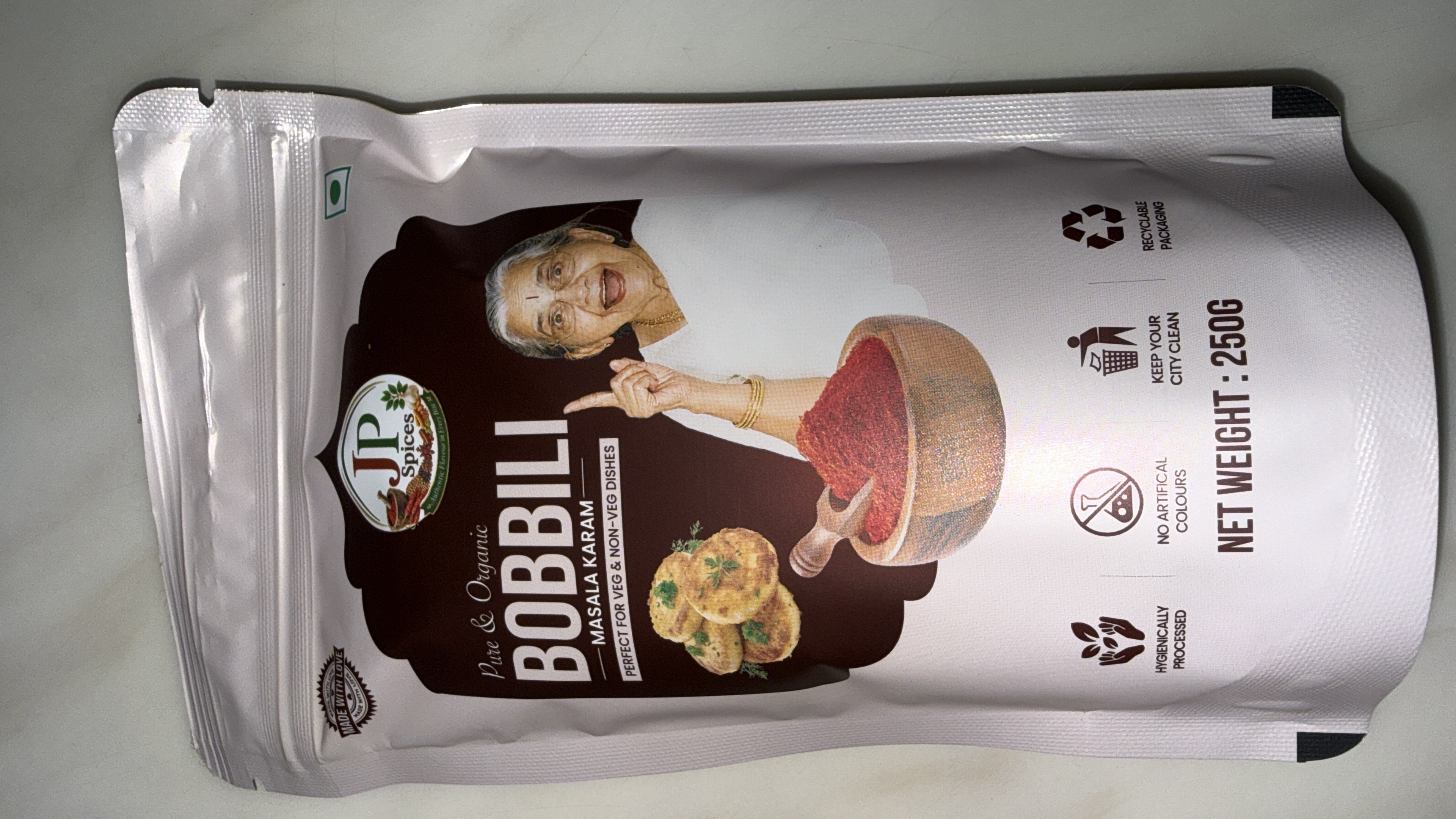 Hyderabad's Finest Home Spice Brand, JP SPICES BOBBILI MASALA KARAM